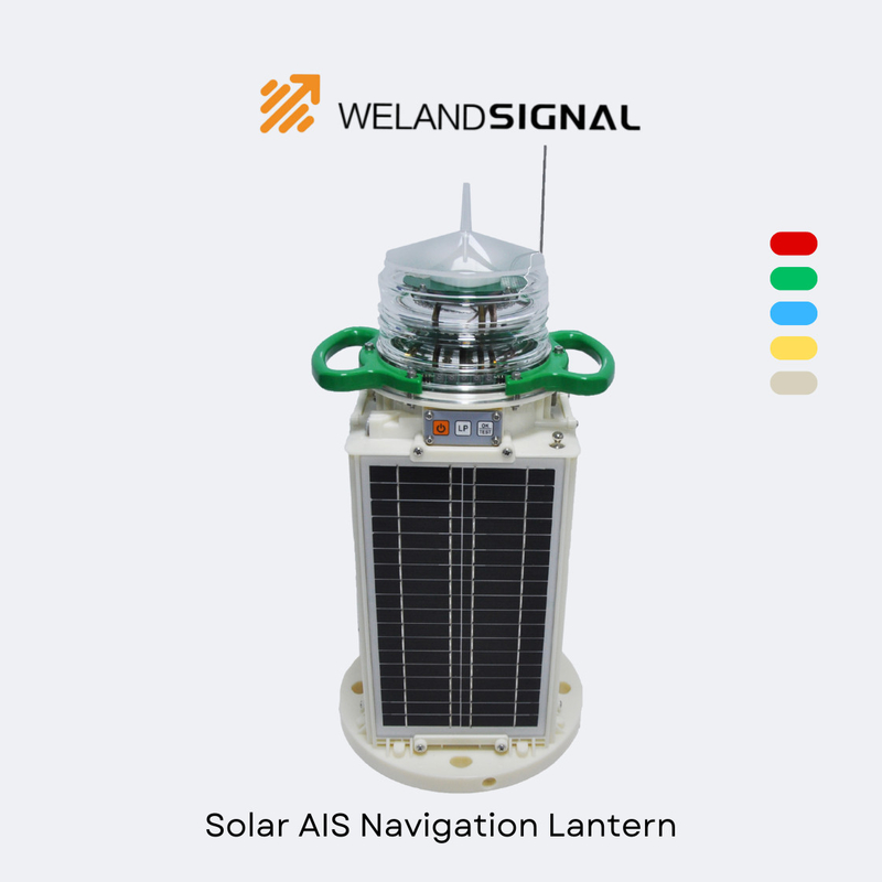 AIS60 IP68 Солнечный морской навигационный фонарь с GPS и Beidou Бесшовная глобальная интеграция, интеллектуальная навигация