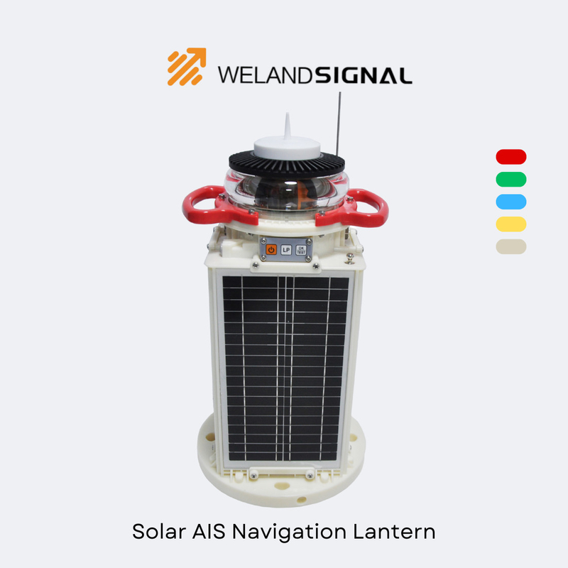 AIS60 IP68 Солнечный морской навигационный фонарь с GPS и Beidou Бесшовная глобальная интеграция, интеллектуальная навигация
